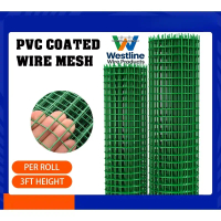 Green PVC Coated Wire Mesh Green Netting Dawai Getah Hijau Green PVC Coated Galvanized BRC Welded Wi