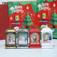 YO CHO Christmas Candle LED Tea Light Christmas Decor Led Candles Christmas Tree Decoration Merry Christmas Home Party Decor