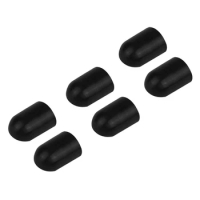 6Pcs Foot Support Cover Silicone Sleeve For Ninebot Es2 Es4 Millet Xiaomi M365 / M365 Pro Electric Scooter,Black