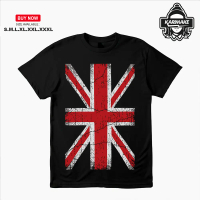 100% cotton gildan tops Flag Union Jack England BF style oversized man tops London United Kingdom Fl
