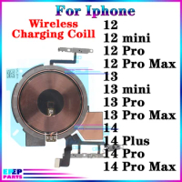 Wireless Charging Chip NFC Coil with Volume for IPhone 12 13 14 Mini Pro Max Plus Charger Panel Sticker Flex Cable Module