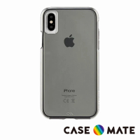 【美國 Case-Mate】iPhone XS / X Naked Tough(雙層防摔手機保護殼 - 煙霧黑)