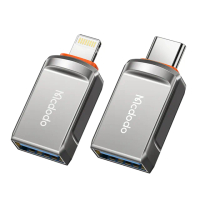 【Mcdodo 麥多多】USB3.0轉Lightning USB3.0轉Type-C(蘋果15適用/OTG轉接頭/轉接器)