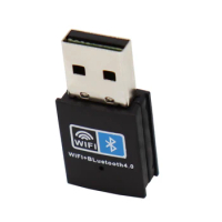 150Mbps WiFi Bluetooth Wireless Adapter USB Adapter 802.11N Bluetooth Network Card for Desktop Laptop PC
