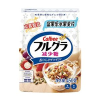 日本原裝進口 減少糖麥片450gX1袋 Calbee卡樂比水果口味燕麥片即食麥片營養早餐網紅食品代餐麥片