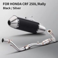 Universal 51MM Motorcycle Exhaust akrapovic Muffler Pipe for crf150 crf230 crf250 crf300l rally