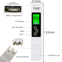 EC meter วัดค่าปุ๋ย ธาตุอาหารพืชผัก ระบบดิจิตอล วัดค่าแม่นยำ