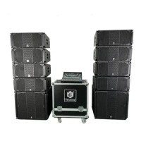 Professional Line Array Dual 10-inch line Array speakers 2-way Professional Audio Video Audio System