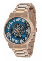 Roscani Roscani Nina B50 (See-through Dial) Rose Gold Blue Bracelet Women Watch