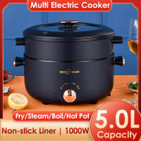 [Ready Stock] Electric Cooker Mini Multi Electric Pot Hot Pot Multi Cooker Non-Stick Pot Big Capacit
