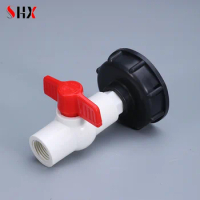 Ball Valve Adapter S60x6 Plastic Adapter for IBC Water Tank Valve Fittings Ton Barrel Joint Valve Fittings Ball Valve Adapter