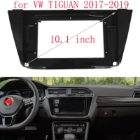 WQLSK 2 Din 10 Inch Car Radio Fascias for VW TIGUAN 2017-2019 Dashboard Frame Installation DVD GPS Mp5 Android Multimedia Player