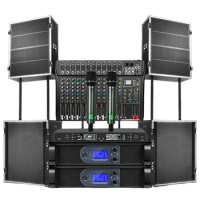 LS15 Dual 15 Inch 2 Channels Sound System Speaker With Professional Audio For Stage Performance