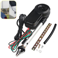 AM FM Transmitter Aerials Electric Antenna Automatic Telescopic Exterior Vehicle Accessories 12V For Car Radio Audio Universal