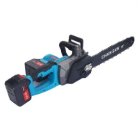 Chainsaw 2200W Chainsaw Wood Cutter Stand Brushless Motor Lithium Ion Makita 18V Battery Chainsaw Power Tool
