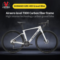 SAVA NEW bike SHIMAN0 GRX-400 kit carbon fiber gravel road bike 20 speed road bike 700C racing bike