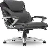 Executive Office Chair Ergonomic Computer DeskChair with AIR Lumbar Technology Comfortable Body Pillows and Air Circulation