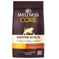 Wellness CORE Digestive Health Puppy Chicken & Brown Rice Recipe Dry Dog Food [Weight: 4 lb]
