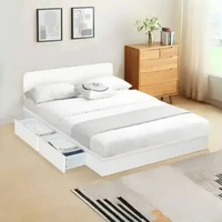 Ranjang Dipan Kayu Rangka Tempat Tidur Divan Modern Minimalis IOWA HEADBOARD 120 CM