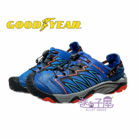 GOODYEAR 固特異 漂浪 男鞋 水陸鞋 山水車鞋 溯溪鞋 護趾運動鞋 [GAMW03726] 藍【巷子屋】