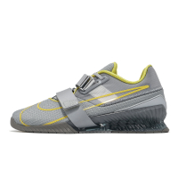 Nike 訓練鞋 Romaleos 4 男鞋 灰 黃 支撐 魔鬼氈 穩定 舉重 運動鞋 CD3463-002