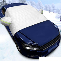 汽車前擋玻璃防雪罩車衣半罩通用冬天防凍罩布加厚防風遮雪防霜罩