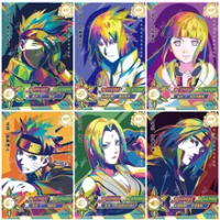 10 Naruto Boruto Rainbow SLR Hyuuka Hinata Himawari CCG TCG Rare + EXTRA  Cards