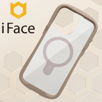 【iFace】iPhone 15 Pro Max Reflection MagSafe 抗衝擊強化玻璃保護殼(莫蘭迪棕色)