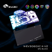 Bykski N-EV3060XC-X-V2 GPU Water Block For EVGA RTX 3060 TI XC Video Card Heat Sink,VGA Radiator Cooler 5V 12V