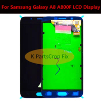 Black 100% Work For SAMSUNG GALAXY A8 a800F LCD Display Touch Screen Digitizer Assembly Replacement For SAMSUNG A8 a8 LCD