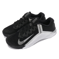 Nike 訓練鞋 Metcon 6 運動 女鞋 健身房 支撐 穩定 包覆 重訓 球鞋 黑 銀 AT3160010