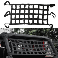 For Jeep Wrangler Car Roof Storage Net Tail Box Net Multifunction Mesh Cargo Net Retrofit accessories
