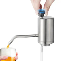 Electric Beer Drinking Water Pump Dispenser ,Auto Beer Keg Spear Tap For 2L/3.6L/4L/5L Mini Growler