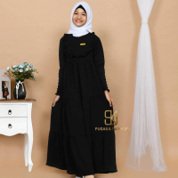 VIINA KIDS GAMIS cringkle ANAK perempuan remaja tanggung 9-17 tahun fashion muslim longdress KID gir