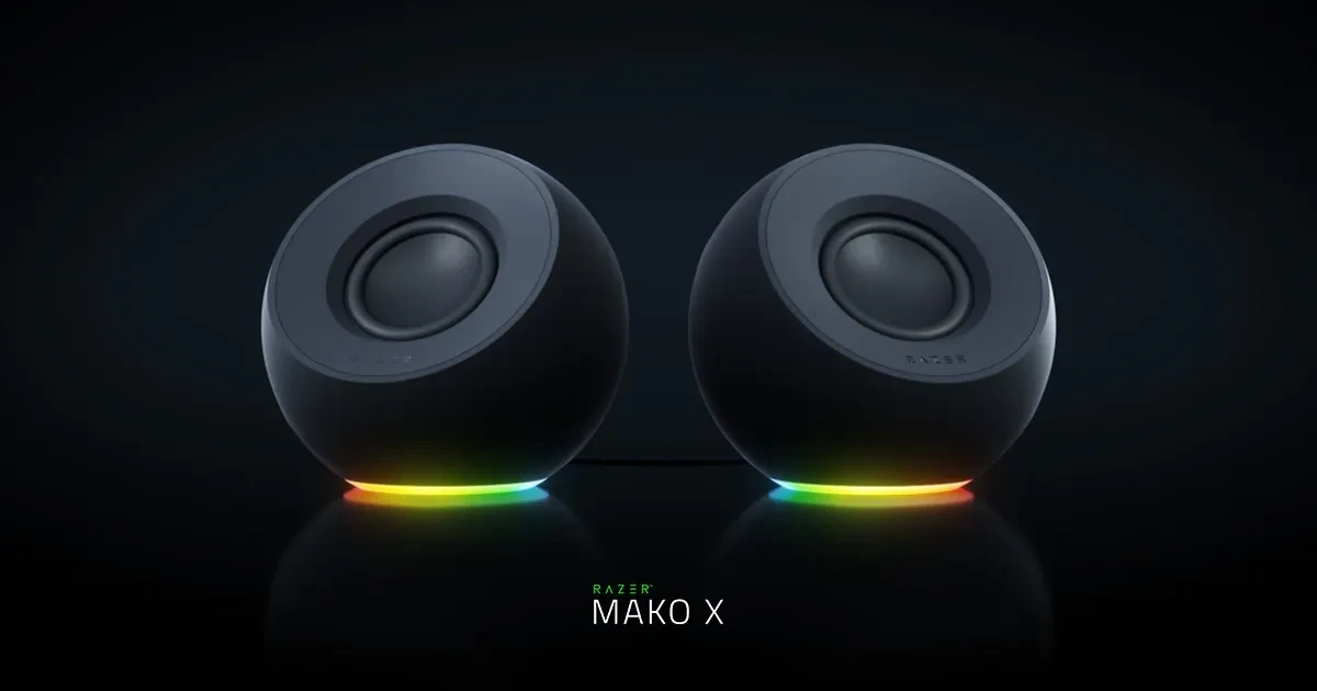 Razer、球体デザインの小型ゲーミングスピーカー「Mako」発表 — BigGo