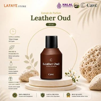 Cave Parfum Pria Leather Oud Extrait de Parfum 50ml 30ml 15ml BPOM - Parfum Cowok Aroma Oud Woody Le