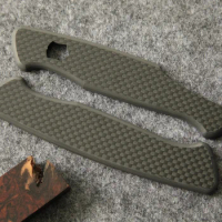 Hand Made 3K Carbon Fiber Scales for 130mm Victorinox Swiss Army Ranger Grip Knife