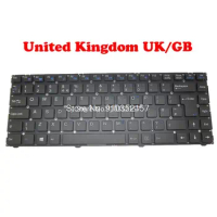 UK GR Keyboard For CLEVO W940 W940SU W945AU W945LU MP-12R76GB-4302 6-80-W9400-190-1 MP-12R76D0-4302 MP-12R76D0-4305 NO Frame