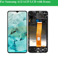 For Samsung Galaxy A12 SM-A125F SM-A125F/DSN LCD Display Touch Screen Digitizer Assembly Replace For Samsung A125 lcd
