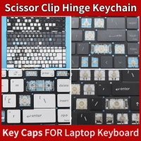 Replacement Keycaps Scissor Clip Hinge For MSI Modern 15 A10M A10RAS A10RBS MS-1551 Prestige 14 A10SC A10RB Keyboard Keychain