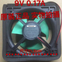 For NMB-MAT FBA11J10M Refrigerator Fan DC 9V 0.17A 113x113mm 2-wire