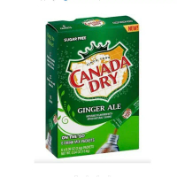 [ Hàng Mỹ ] Bột Pha Nước Trái Cây Không Đường Canada Dry Ginger Ale Hộp 6 Gói