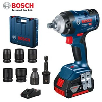 Bosch GDS 18v-400 18V Brushless Cordless Impact Wrench 400Nm Lithium Battery Impact Driver Bosch Professional Power Tools Set