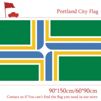 Portland City Flag Of Oregon State 60*90cm 90*150cm 3x5ft Banners 100d Polyester For Home Decoration