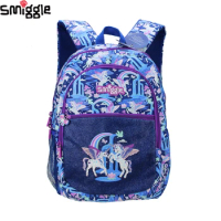 Australia Smiggle High Quality Original Children's Schoolbag Girls Backpack Winged Unicorn 16 Inches Large Capacity Kids' Bags