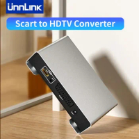 Unnlink Scart to HDMI Converter Audio Video Scart to TV Adapter 1080P for HDMI Sky Box STB HDTV/DVD/Set-top Box/PS3/Pal/NTSC