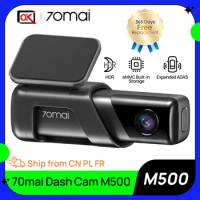 70mai Dash Cam M500 1944P 170FOV 70mai Car DVR Camera Recorder Built-in GPS ADAS 24H Parking Monitor eMMC built-in Storage