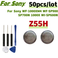 50pcs/lot Z55H For Sony ZeniPower WF-1000XM4 WF-SP900/SP700N /1000X WI-SP600N TWS Earphone 3.85V 75mAh Z55H