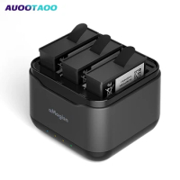 Charging Dock Charging Stand Battery Fast Charger Hub For DJI Action 4/3/GoPro Hero 12/11/10/9 Sports Camera Accessories