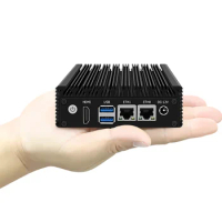 X86-P1 N3050/N3160/N3700 Mini Router Low Power Consumption Quad Core Four Threads Fanless